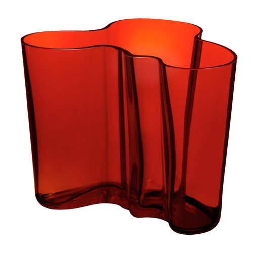 Iittala Aalto Flaming Red Vases