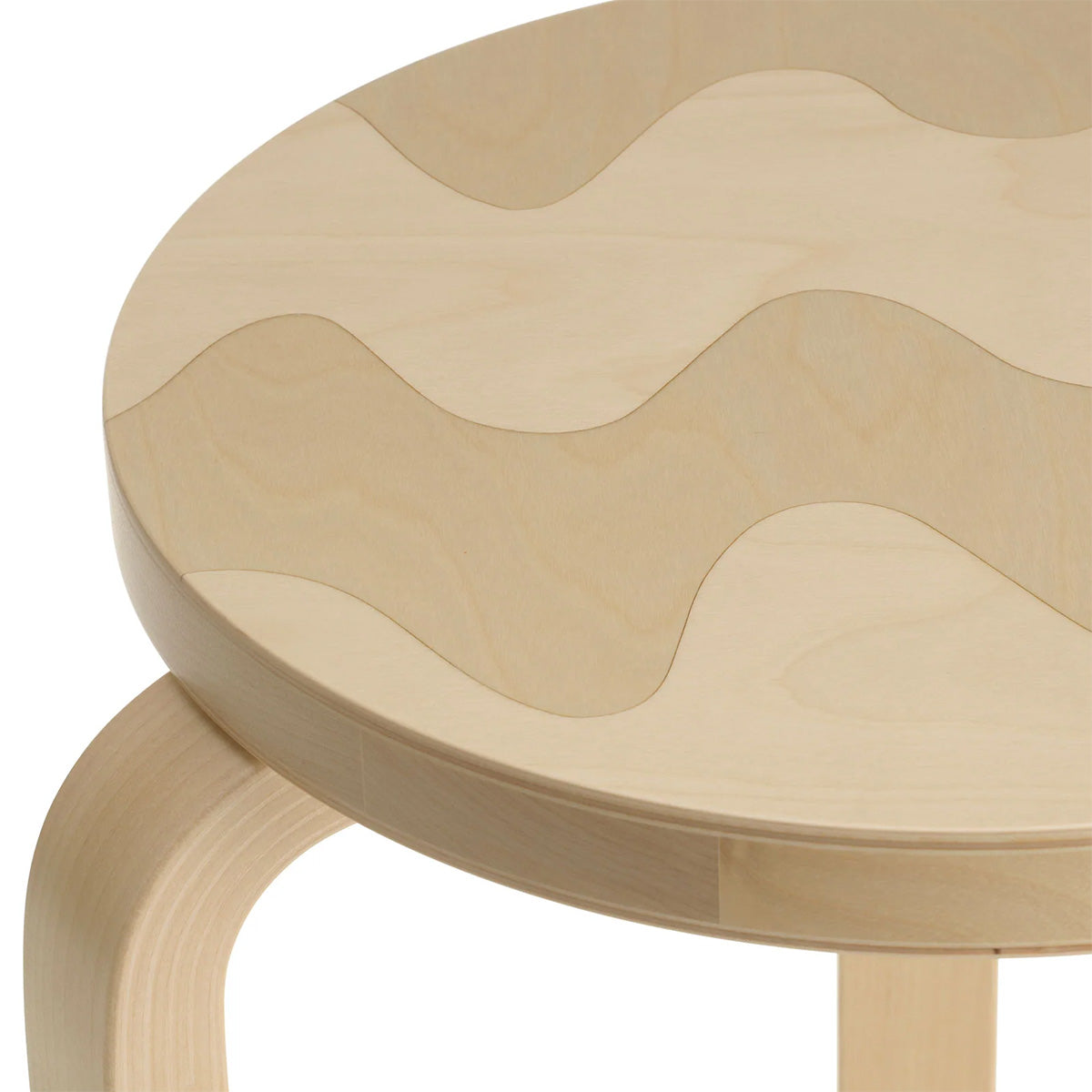 Artek + Marimekko Alvar Aalto Stool 60 Lokki - 90th Anniversary Edition