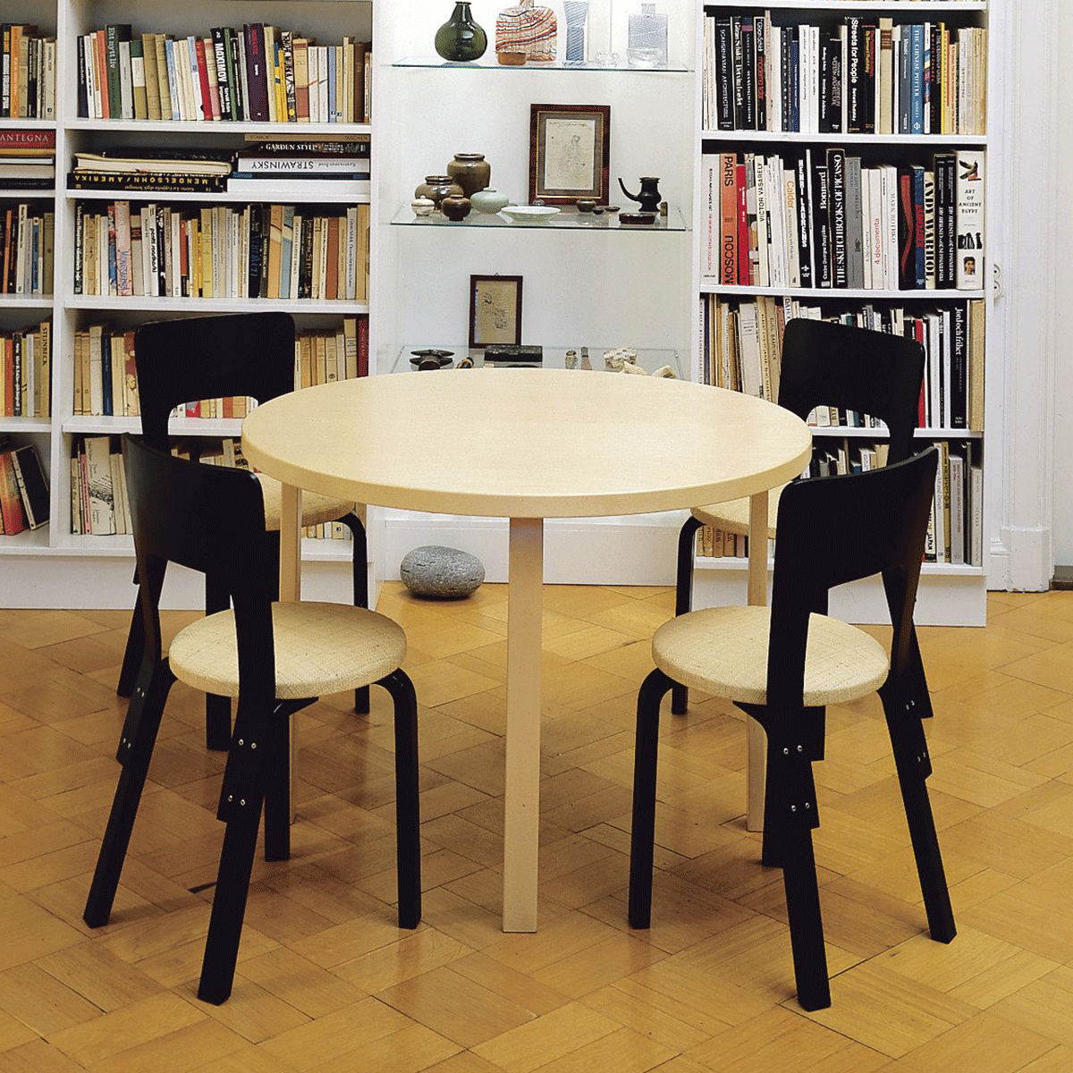Artek Alvar Aalto Chair 66 - Upholstered Seat
