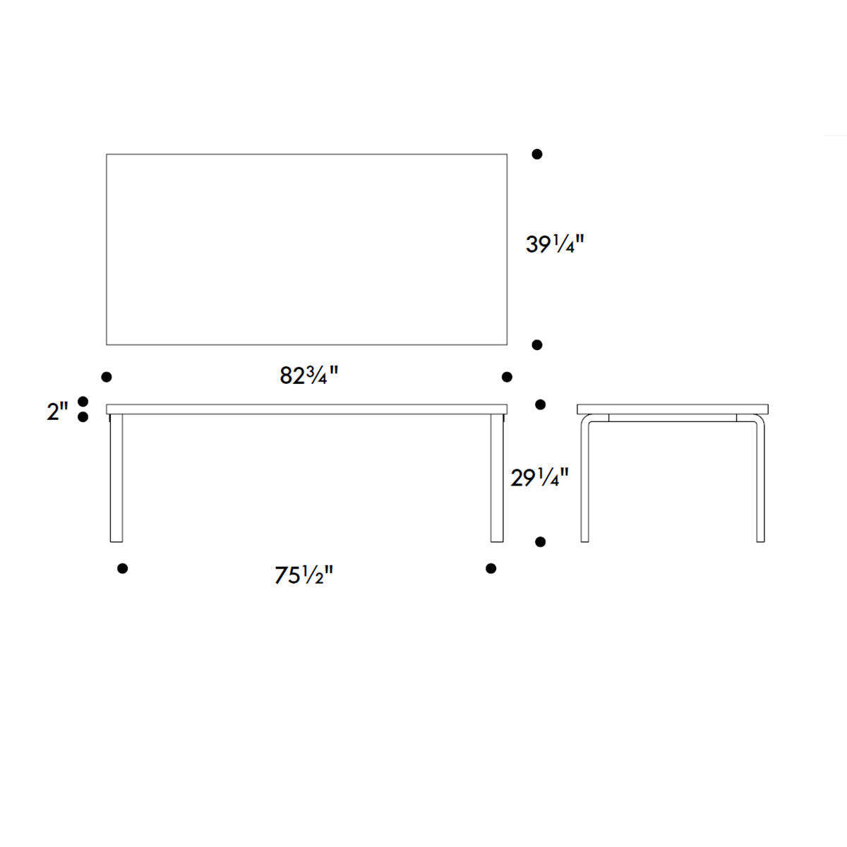 Artek Alvar Aalto Table 86