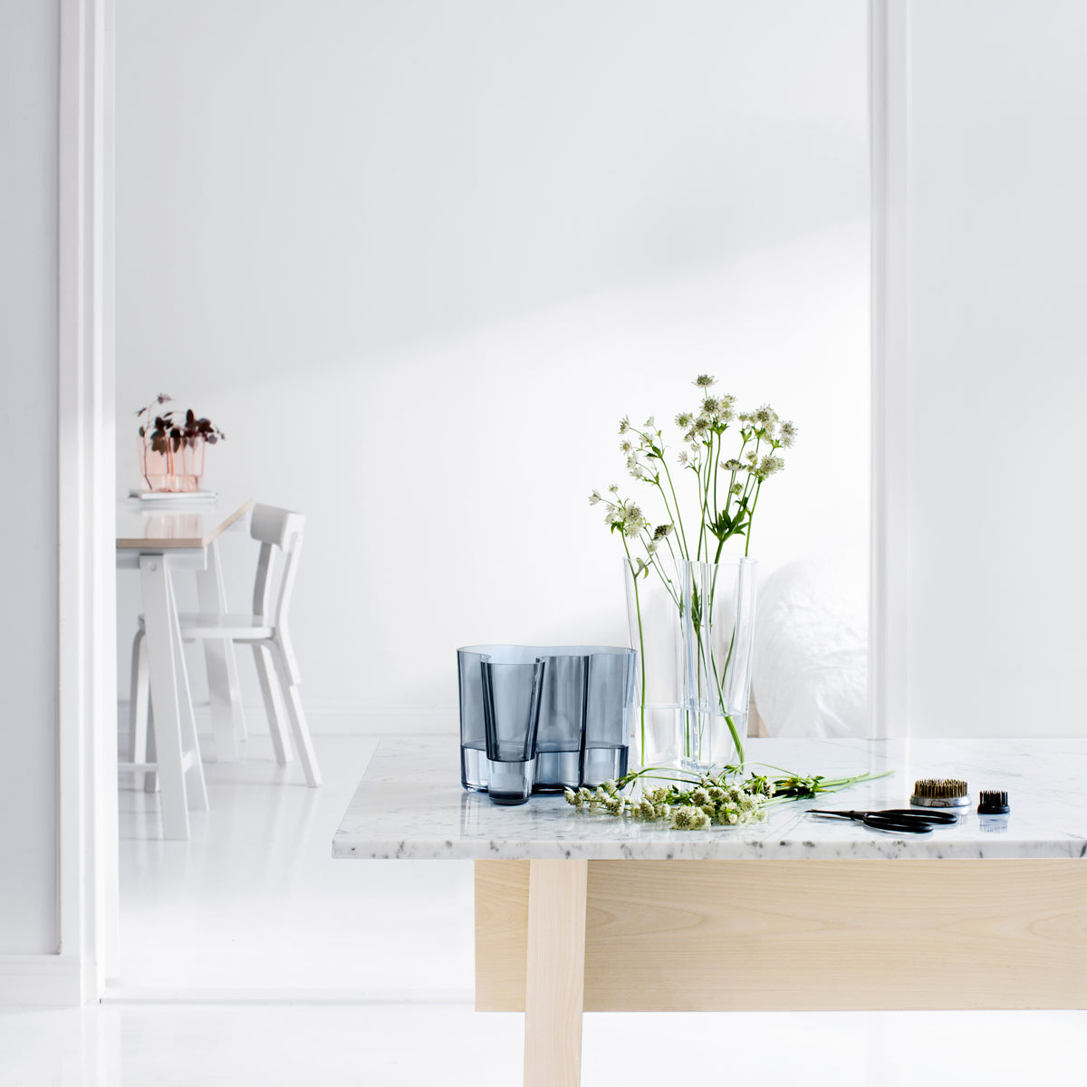 Iittala Aalto 10" Clear Finlandia Vase