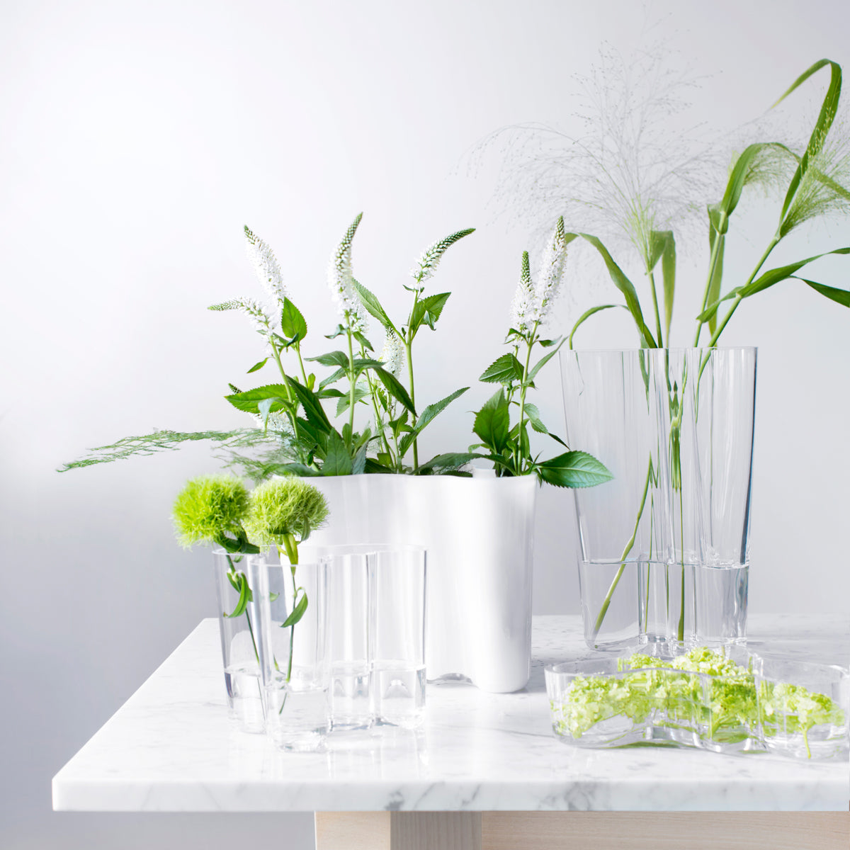Iittala Aalto 10" Clear Finlandia Vase