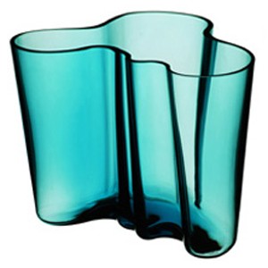 Iittala Aalto Petrol Blue Vases