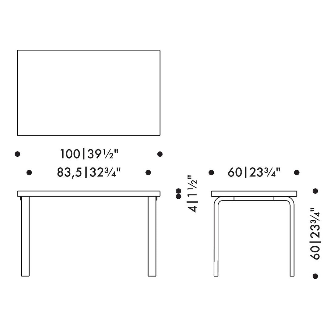 Artek Alvar Aalto 80B - Children's Table