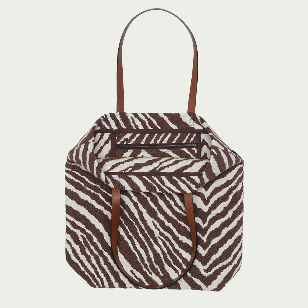 Artek Zebra Brown / White Tote Bag