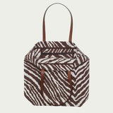 Artek Zebra Brown / White Tote Bag