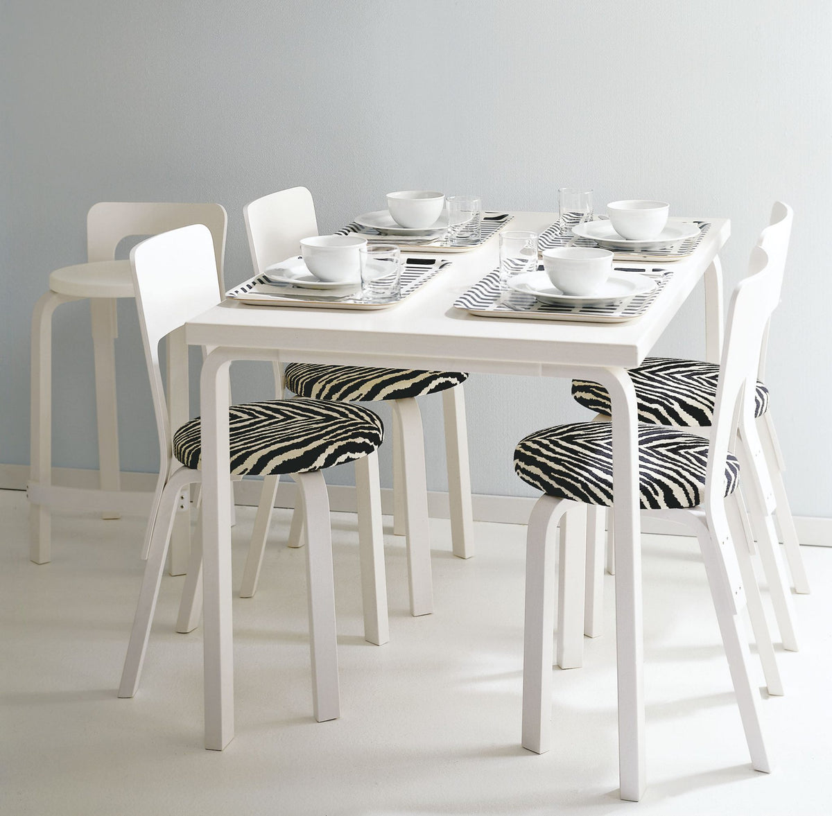 Artek Alvar Aalto Chair 66 - Upholstered Seat