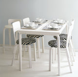 Artek Alvar Aalto Chair 66 - Upholstered Seat