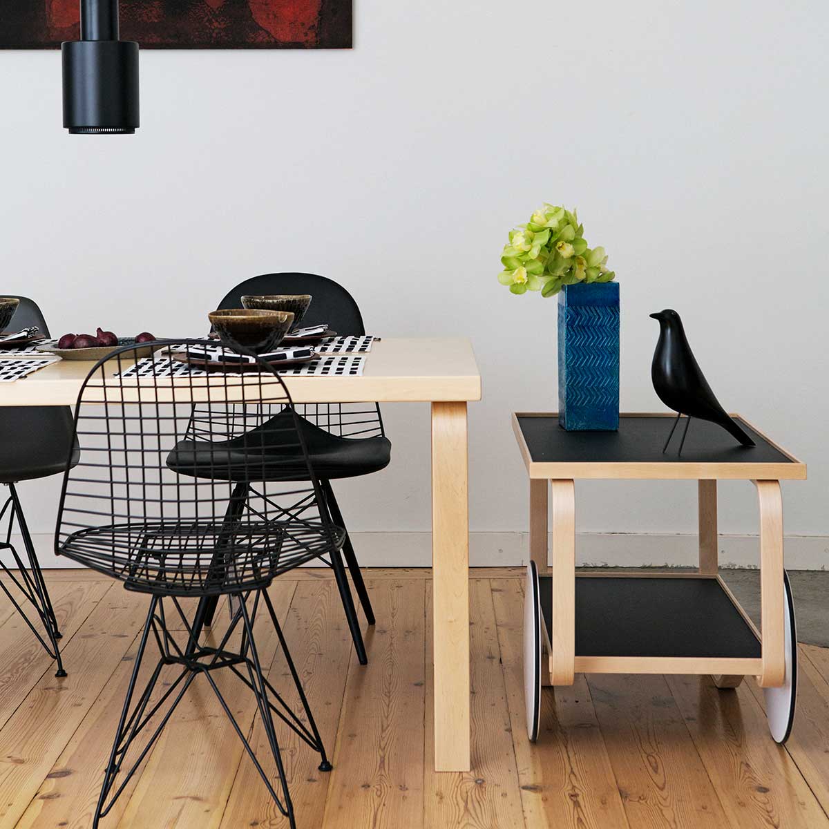 Artek Alvar Aalto Rectangular Table 82B - Artek Alvar Aalto Dining