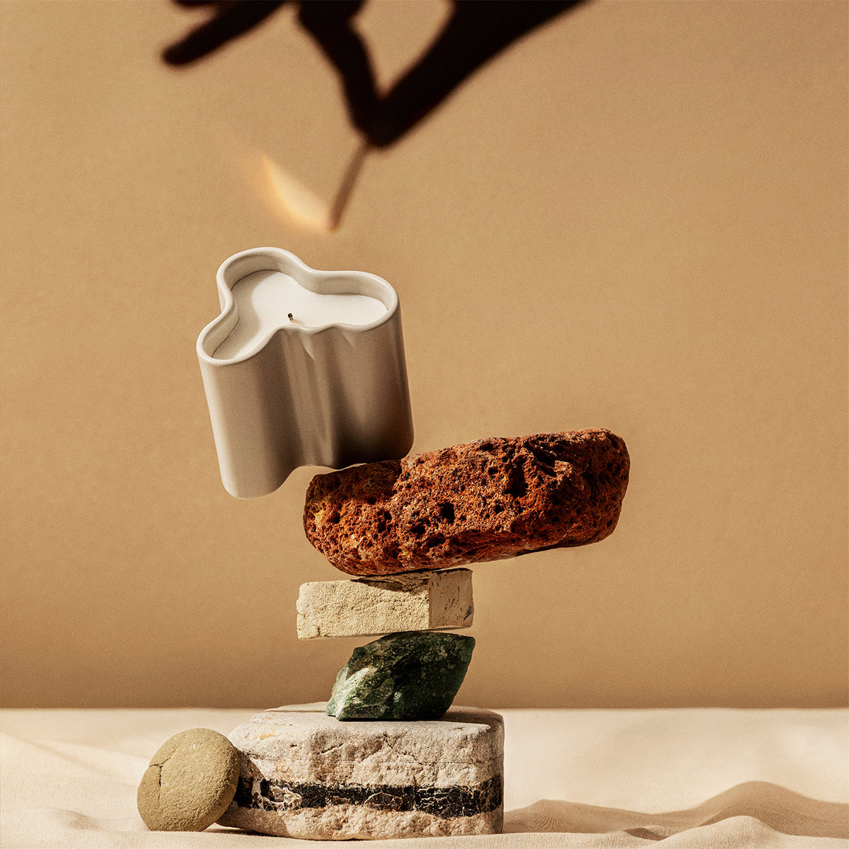 iittala Aalto Sand Scented Candle - 3"