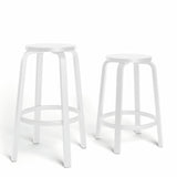 Artek Alvar Aalto Counter Stool 64 - Lacquered - 25.5" H