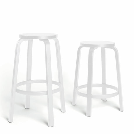 Artek Alvar Aalto Bar Stool 64 - Lacquered - 30" H