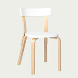 Artek Alvar Aalto Chair 69 - Lacquered Seat & Backrest