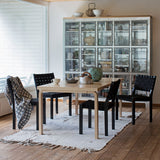 Artek Alvar Aalto 611 Chair - Black Lacquered