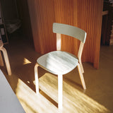 Artek Alvar Aalto Chair 69 - Lacquered Seat & Backrest