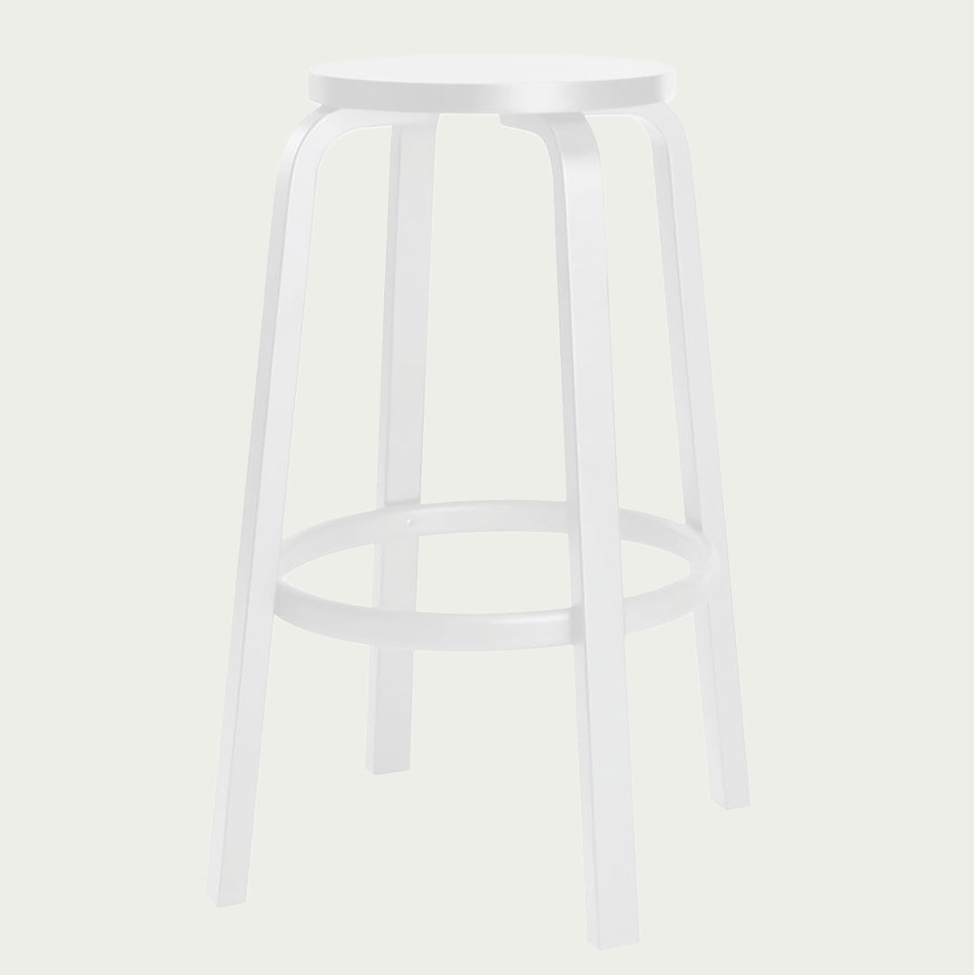 Artek Alvar Aalto Bar Stool 64 - Lacquered - 30" H