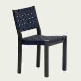 Artek Alvar Aalto 611 Chair - Black Lacquered