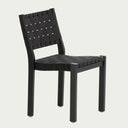 Artek Alvar Aalto 611 Chair - Black Lacquered