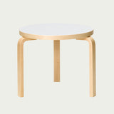 Artek Alvar Aalto 3-Legged Round Table 90D