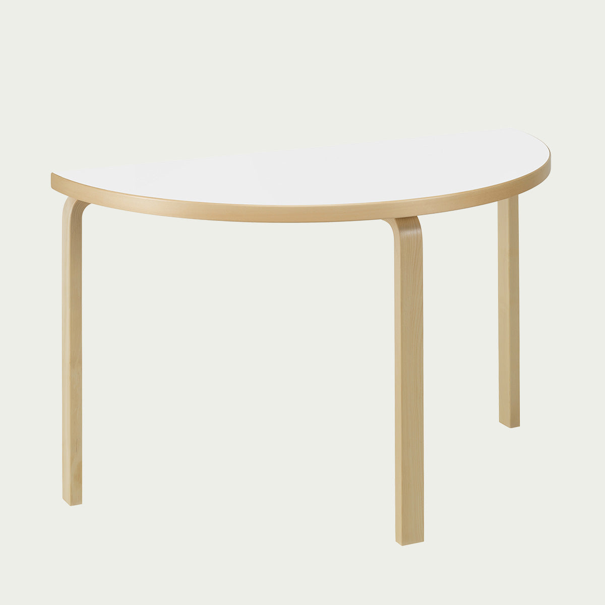 Artek Alvar Aalto Half-Round Table 95