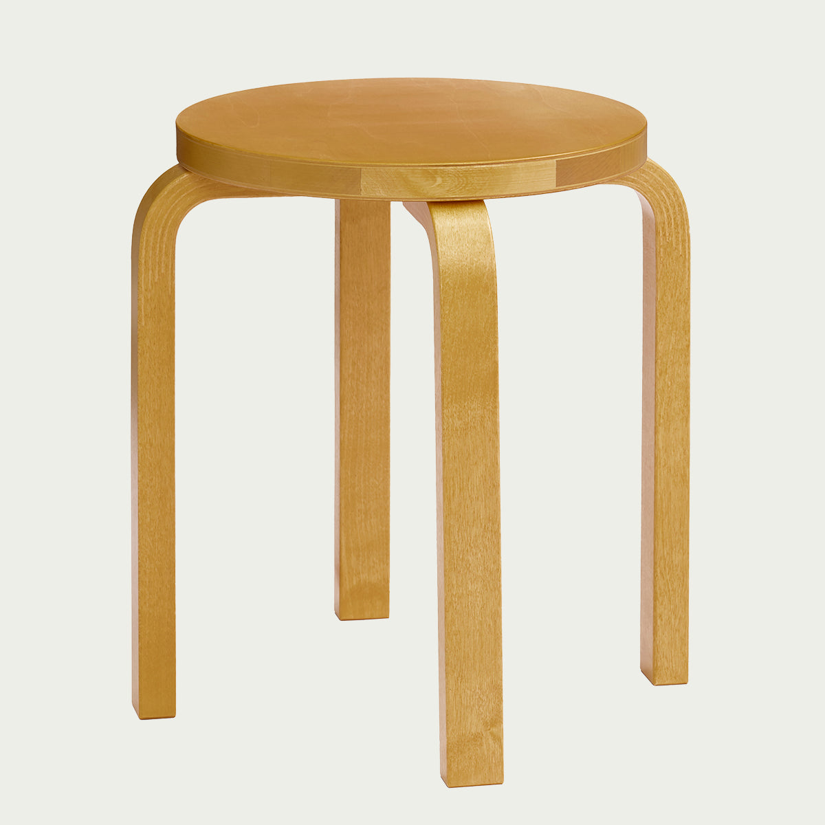 Artek Alvar Aalto - Four-Legged Stool E60 - Honey Stained