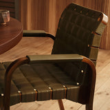 Artek Alvar Aalto Armchair 45 - Quilted Leather Upholstery