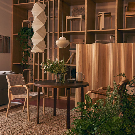 Artek Alvar Aalto Round Table 91 - Walnut Stained