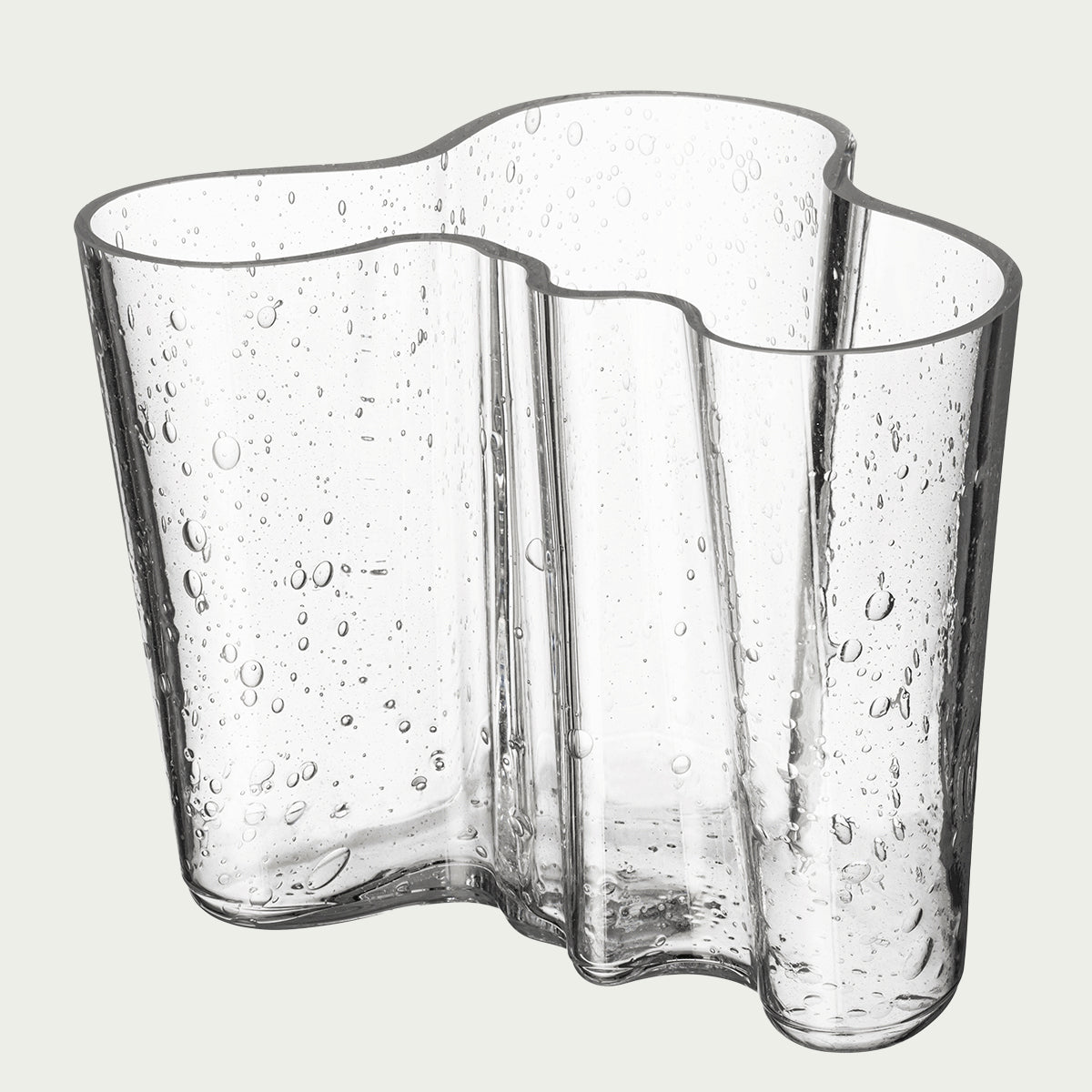 iittala Aalto Clear Bubble Glass Anniversary Vase - 6-1/4"