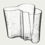 iittala Aalto Clear Bubble Glass Anniversary Vase - 6-1/4"