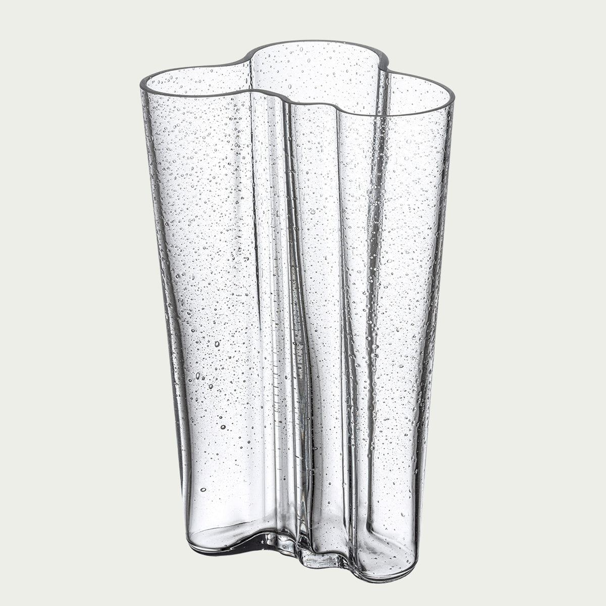 iittala Aalto Clear Bubble Glass Anniversary Vase - 8"