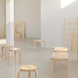 Artek + Marimekko Alvar Aalto Stool 60 Kivet - 90th Anniversary Edition