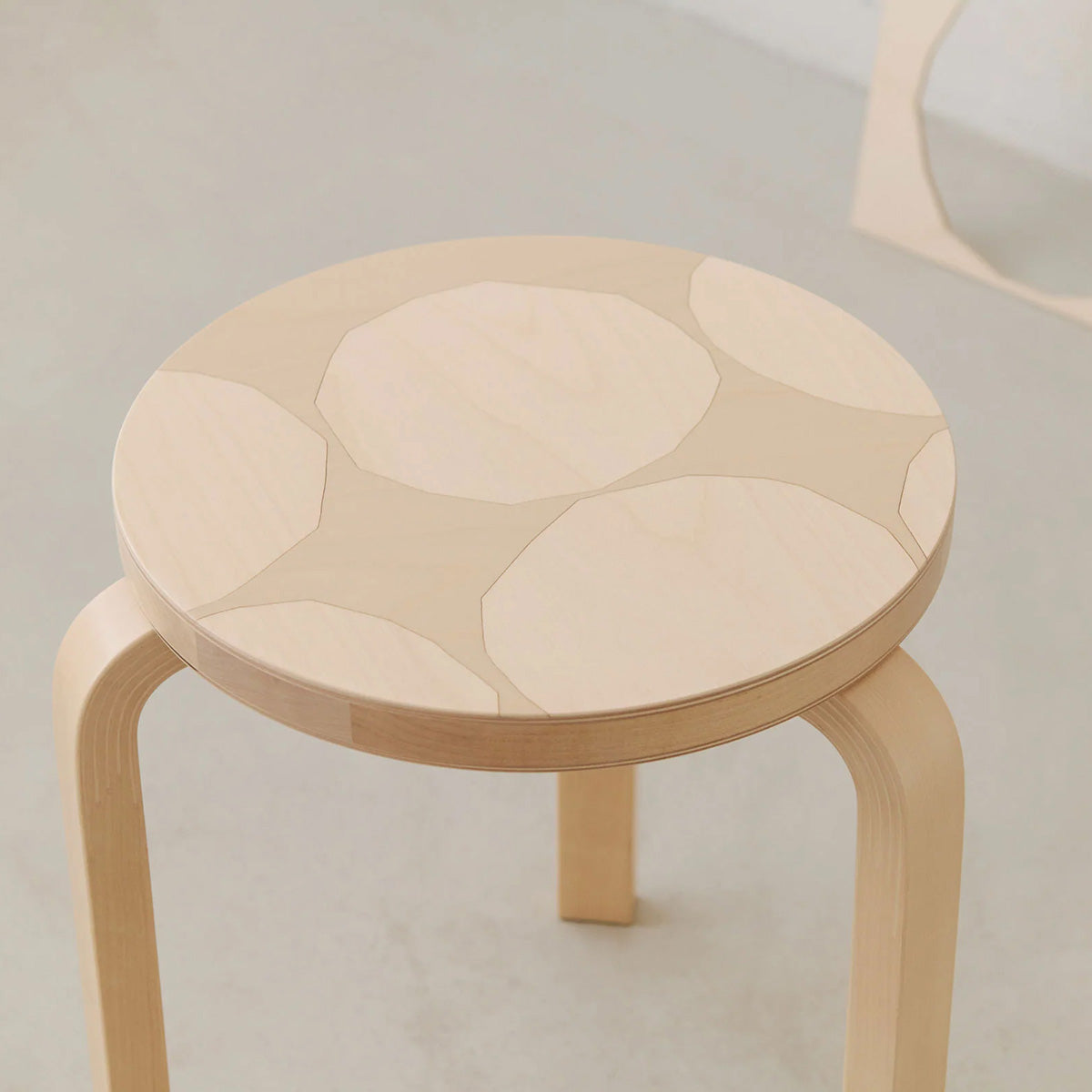 Artek + Marimekko Alvar Aalto Stool 60 Kivet - 90th Anniversary