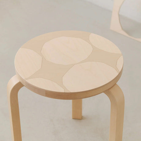 Artek + Marimekko Alvar Aalto Stool 60 Kivet - 90th Anniversary Edition