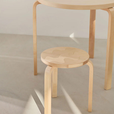 Artek + Marimekko Alvar Aalto Stool 60 Lokki - 90th Anniversary Edition