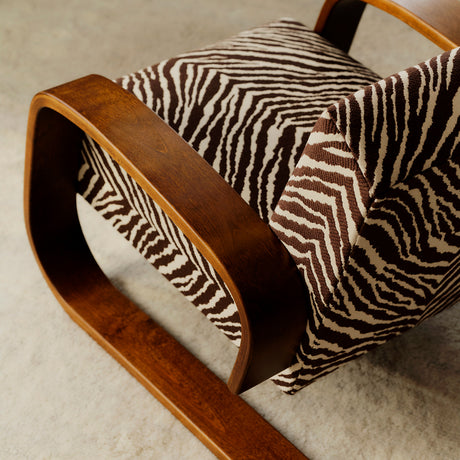 Artek Zebra Brown / White Fabric