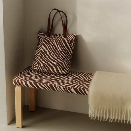 Artek Zebra Brown / White Tote Bag