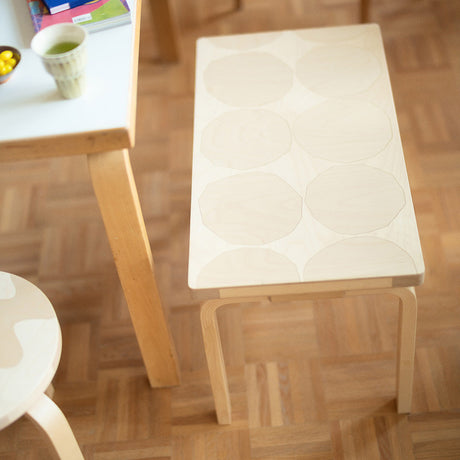 Artek + Marimekko Alvar Aalto Bench 153B Kivet - 90th Anniversary Edition
