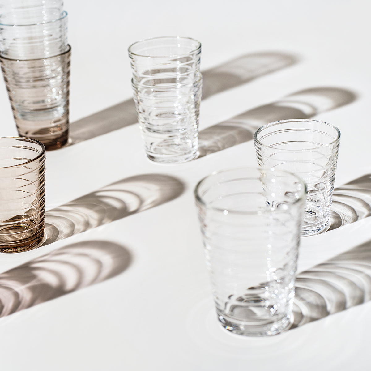 iittala Aino Aalto Clear Medium Tumblers - Set of 2 - Aino Aalto
