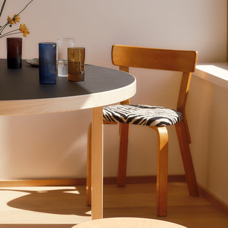 Artek Alvar Aalto Chair 69 - Upholstered Seat