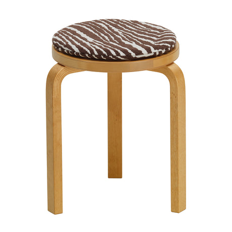 Artek Zebra Brown / Off White Seat Cushion