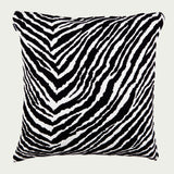 Artek Zebra Black / White Large Throw Pillow