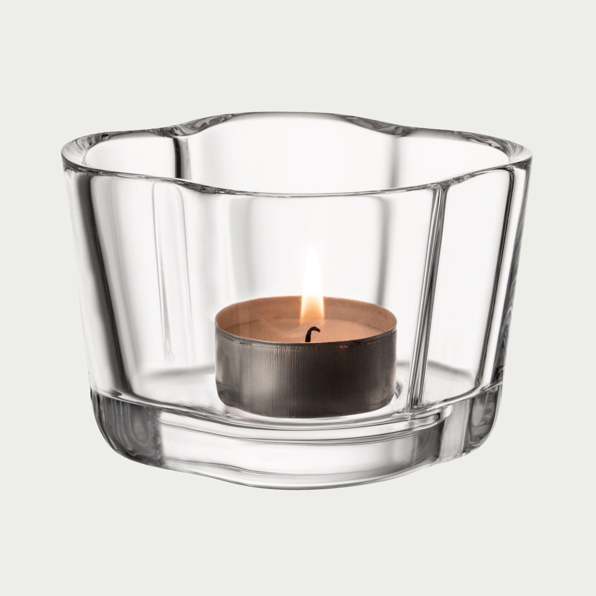 iittala Aalto Clear Candle Holder