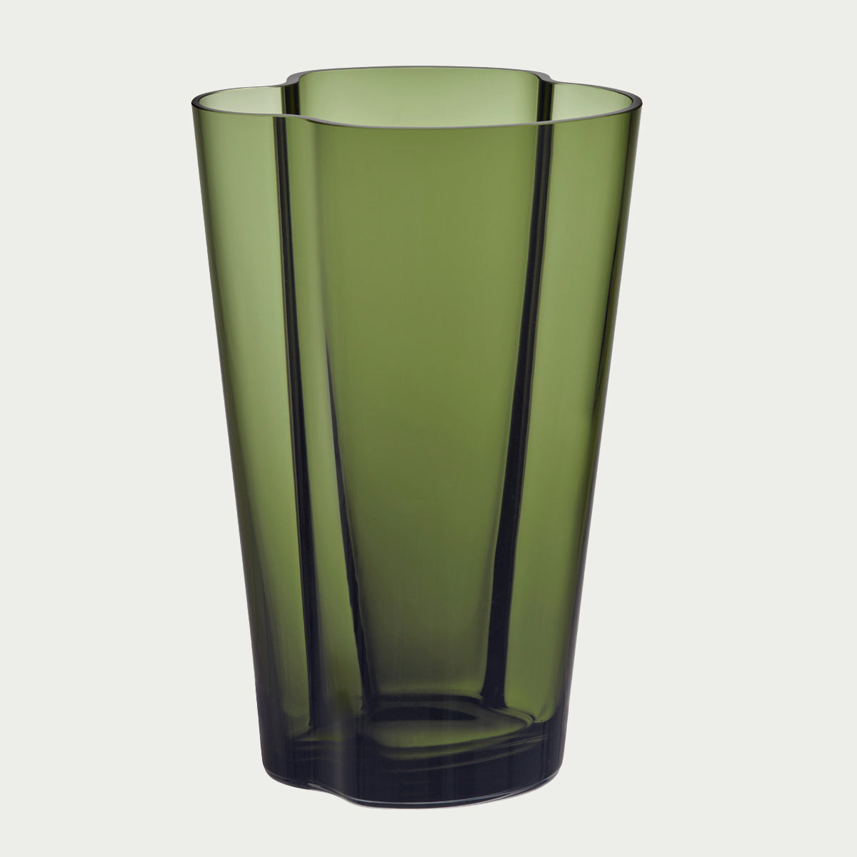 iittala Aalto Moss Green Vase - 8-3/4"