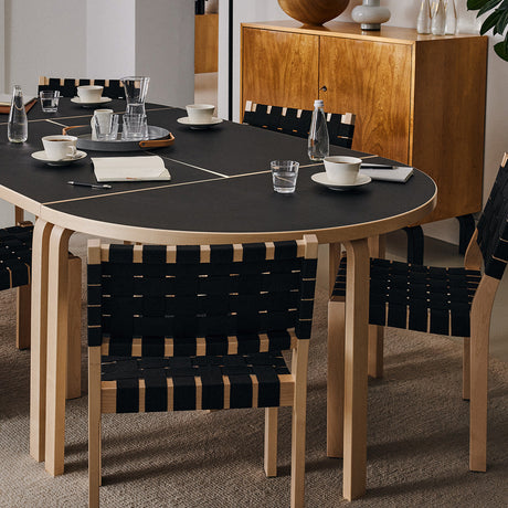 Artek Alvar Aalto Half-Round Table 95
