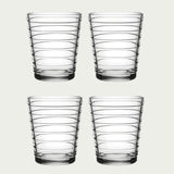 iittala Aino Aalto Clear Medium Tumblers - Set of 4