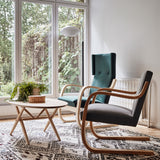 Artek Alvar Aalto Natural Birch Armchair 402 - Upholstered