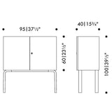 Artek Alvar Aalto Honey-Stained Cabinet 250