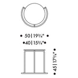 Artek Aino Aalto Black Side Table 606
