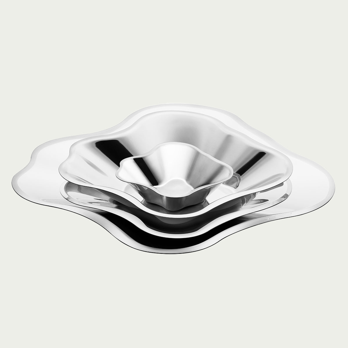 iittala Aalto Stainless Steel Serving Tray - 14"