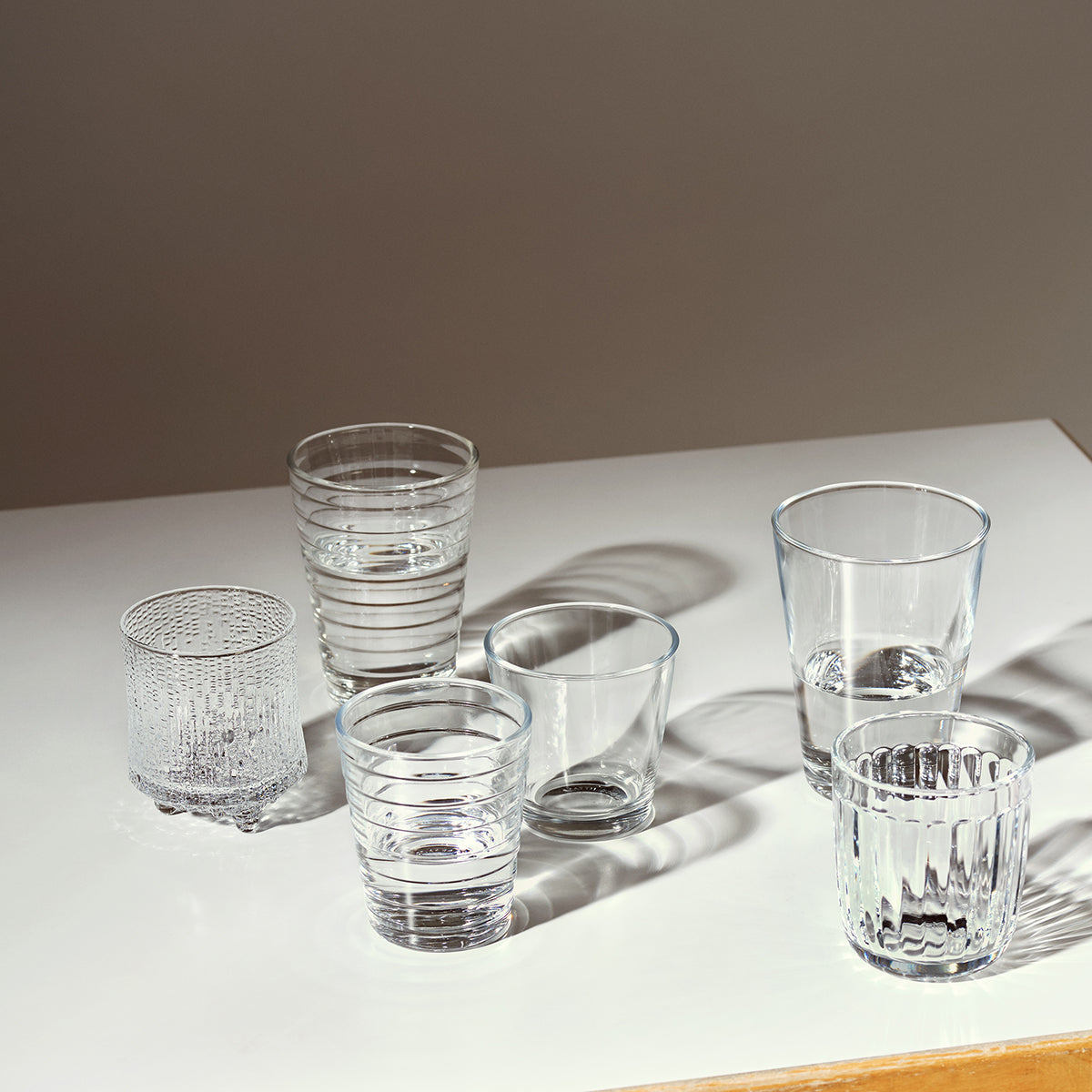 iittala Aino Aalto Clear Medium Tumblers - Set of 2 - Aino Aalto